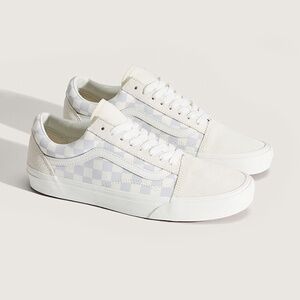 Vans Old Skool Checkerboard Shoe Grey NWB